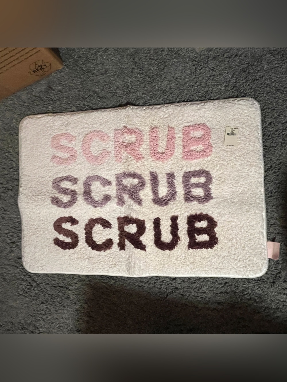Pink Victoria’s Secret Scrub Bath Mat with original tags -